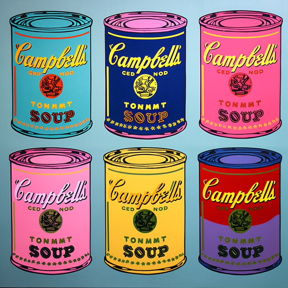 Warhol's Visionary Artwork-Canvas-artwall-Artwall