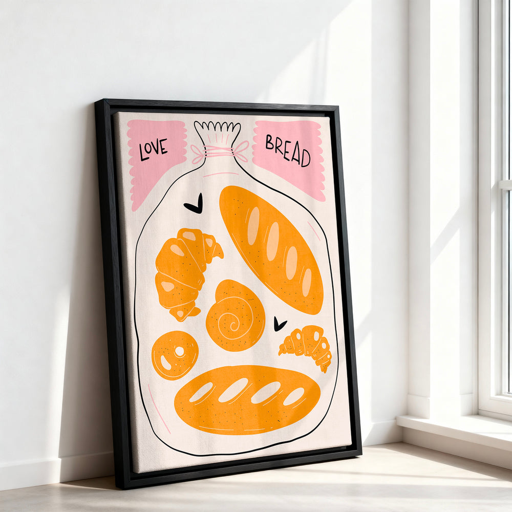 Le tableau accroché en situation dans un intérieur meublé.