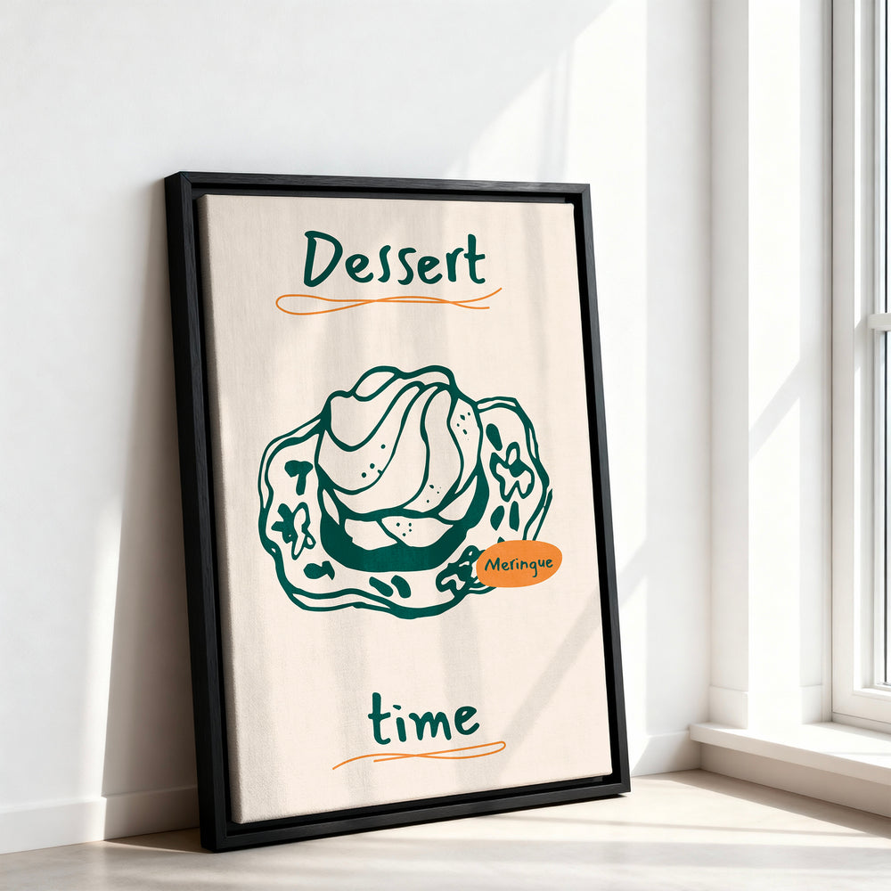 Le tableau accroché en situation dans un intérieur meublé.