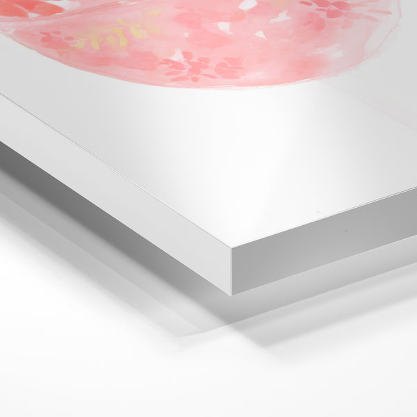 Cocktail rose et pamplemousse minimaliste — Verre acrylique