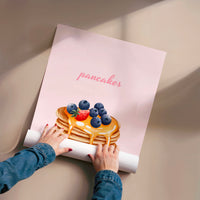 L'impression présentée en poster, sans encadrement, sur un mur neutre.