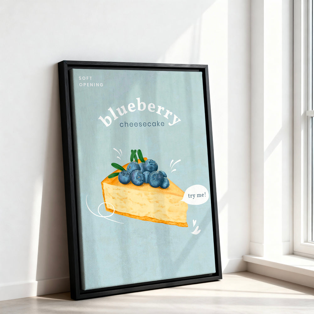 Le tableau accroché en situation dans un intérieur meublé.