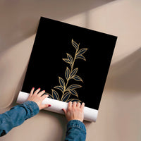 L'impression présentée en poster, sans encadrement, sur un mur neutre.