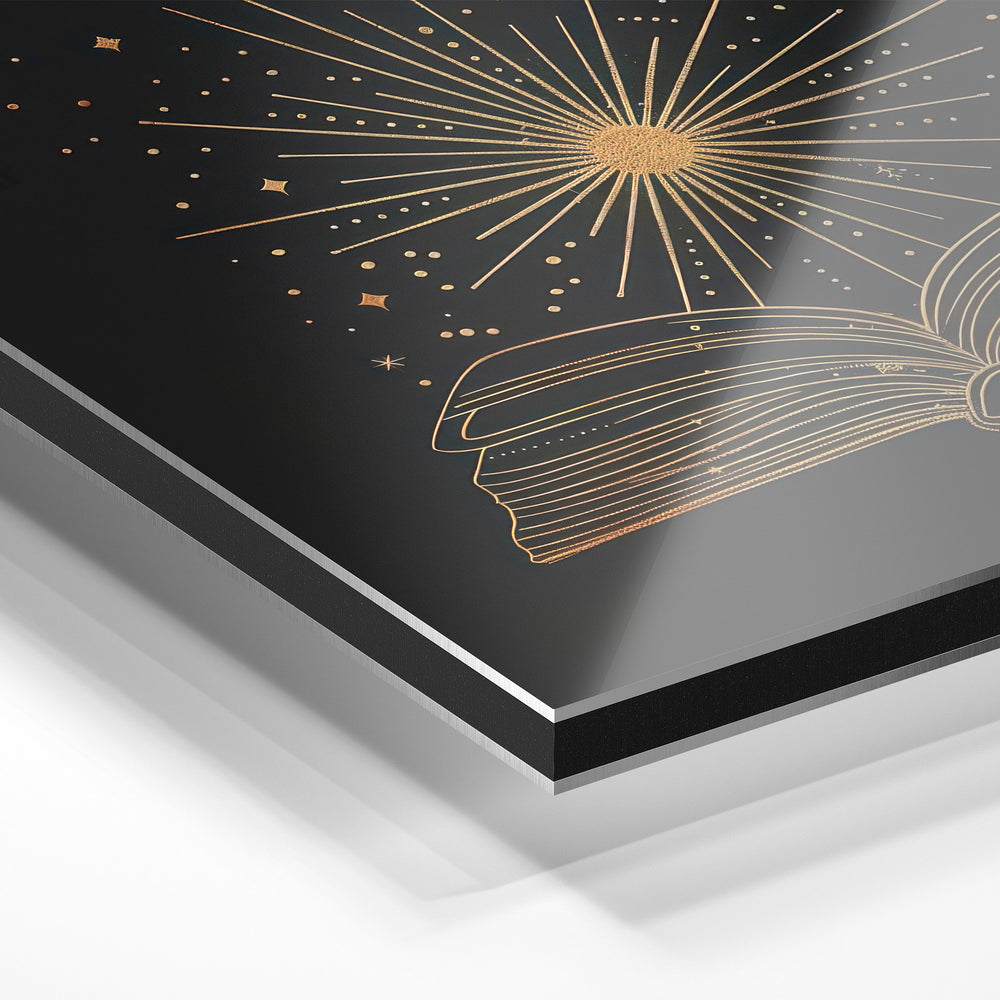 Gros plan du relief : la surépaisseur d'encre en lumière rasante sur aluminium Dibond.