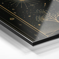 Gros plan du relief : la surépaisseur d'encre en lumière rasante sur aluminium Dibond.