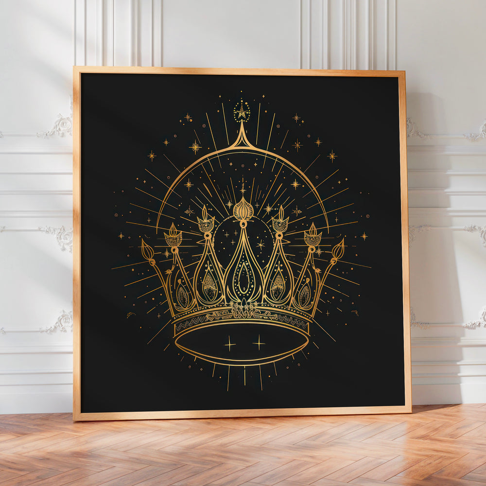 L'impression présentée en poster, sans encadrement, sur un mur neutre.