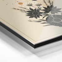 Gros plan du relief : la surépaisseur d'encre en lumière rasante sur aluminium Dibond.