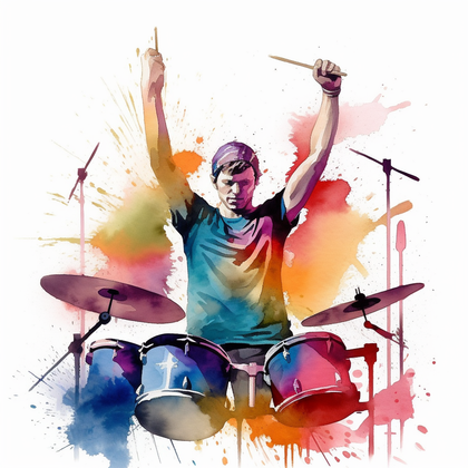 Rhythmic Drum Art-Canvas-artwall-Artwall