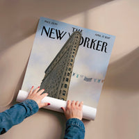 L'impression présentée en poster, sans encadrement, sur un mur neutre.