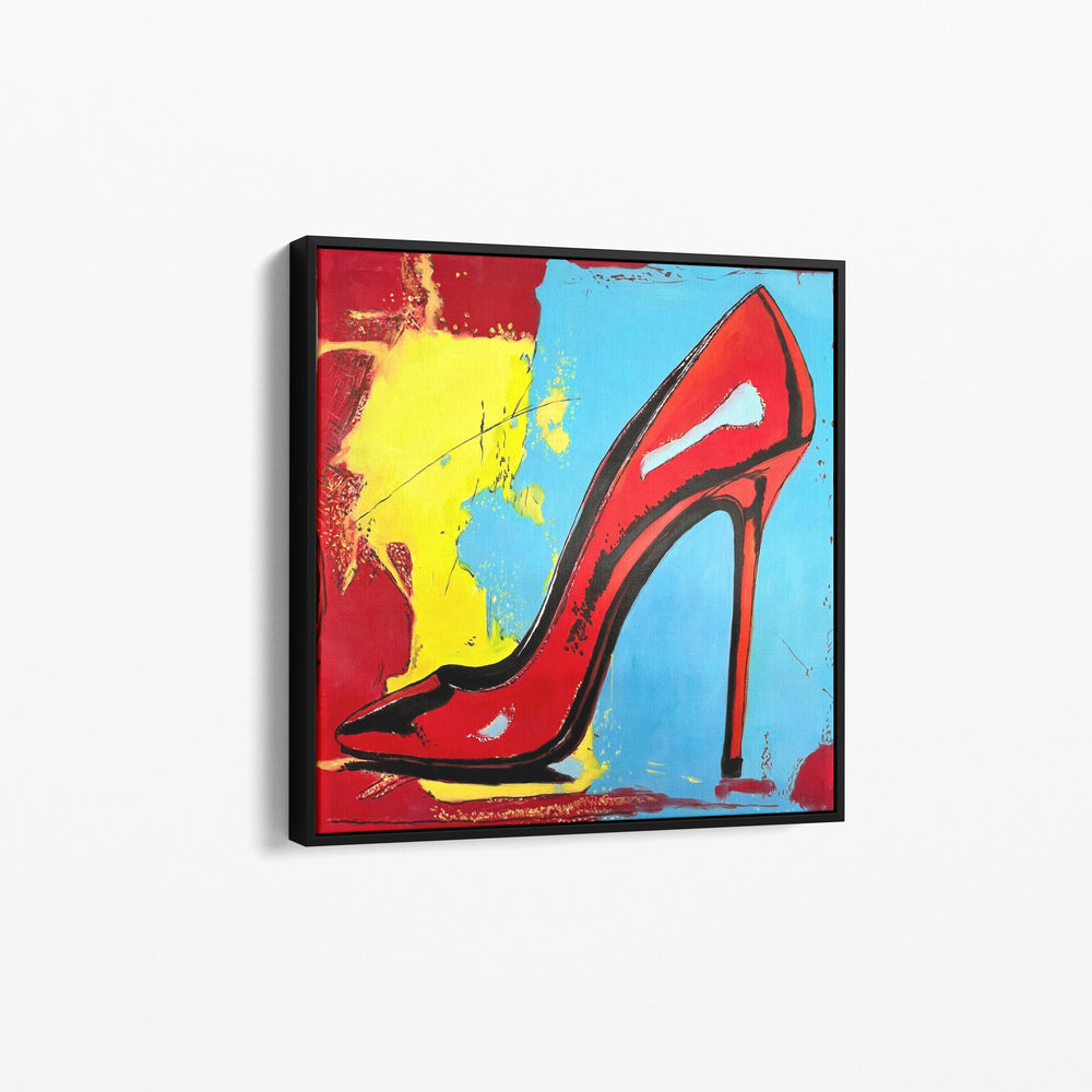 Glamour Woman Shoes Tableau Abstrait