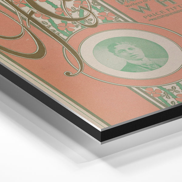 Affiche vintage "O, Dulls" art nouveau rétro — Aluminium Dibond