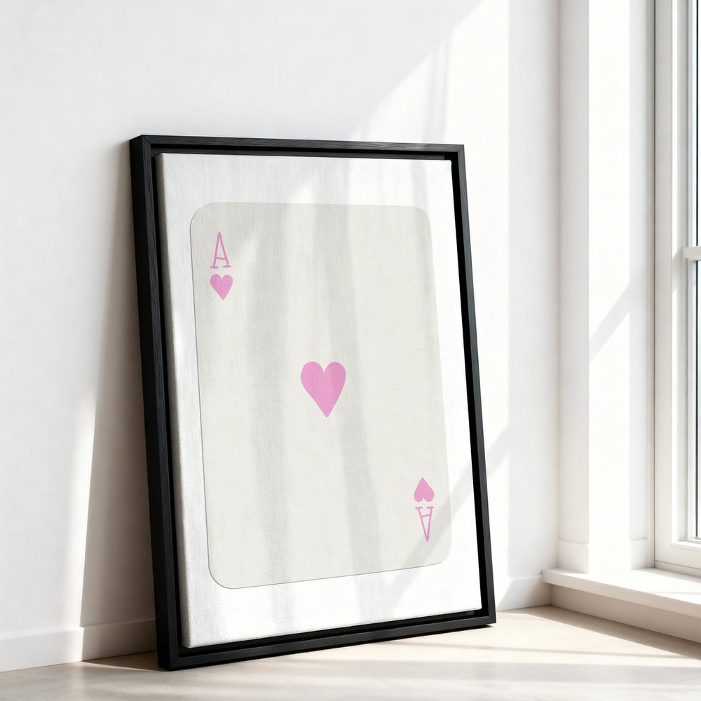 Le tableau accroché en situation dans un intérieur meublé.