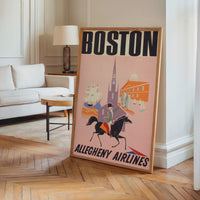 Le tableau accroché en situation dans un intérieur meublé.