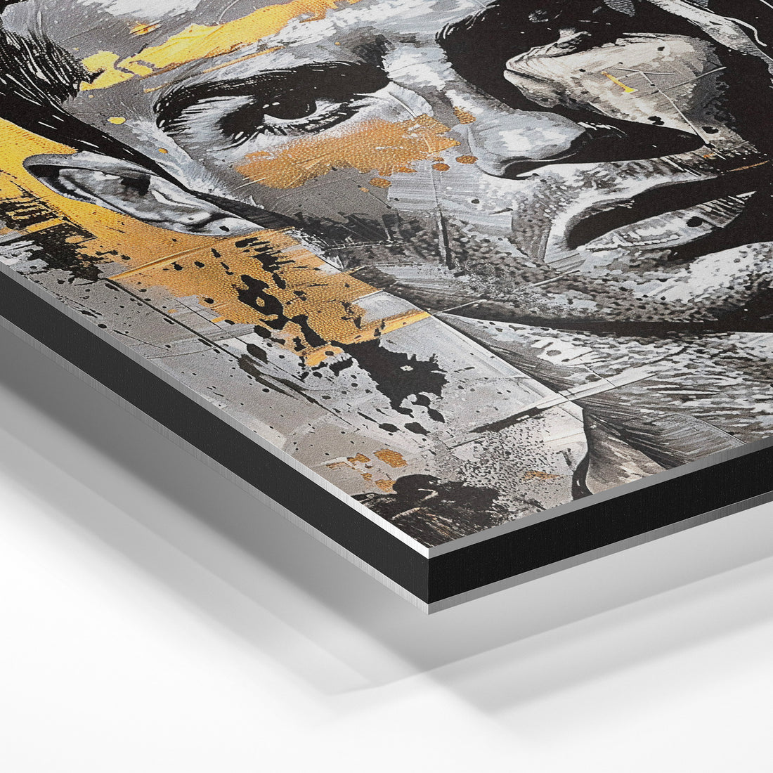 Le design sur Aluminium Dibond mat