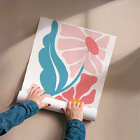 L'impression présentée en poster, sans encadrement, sur un mur neutre.