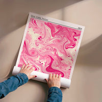 L'impression présentée en poster, sans encadrement, sur un mur neutre.