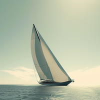 Modern Art Photo Sailing Ships On The Mediterranean