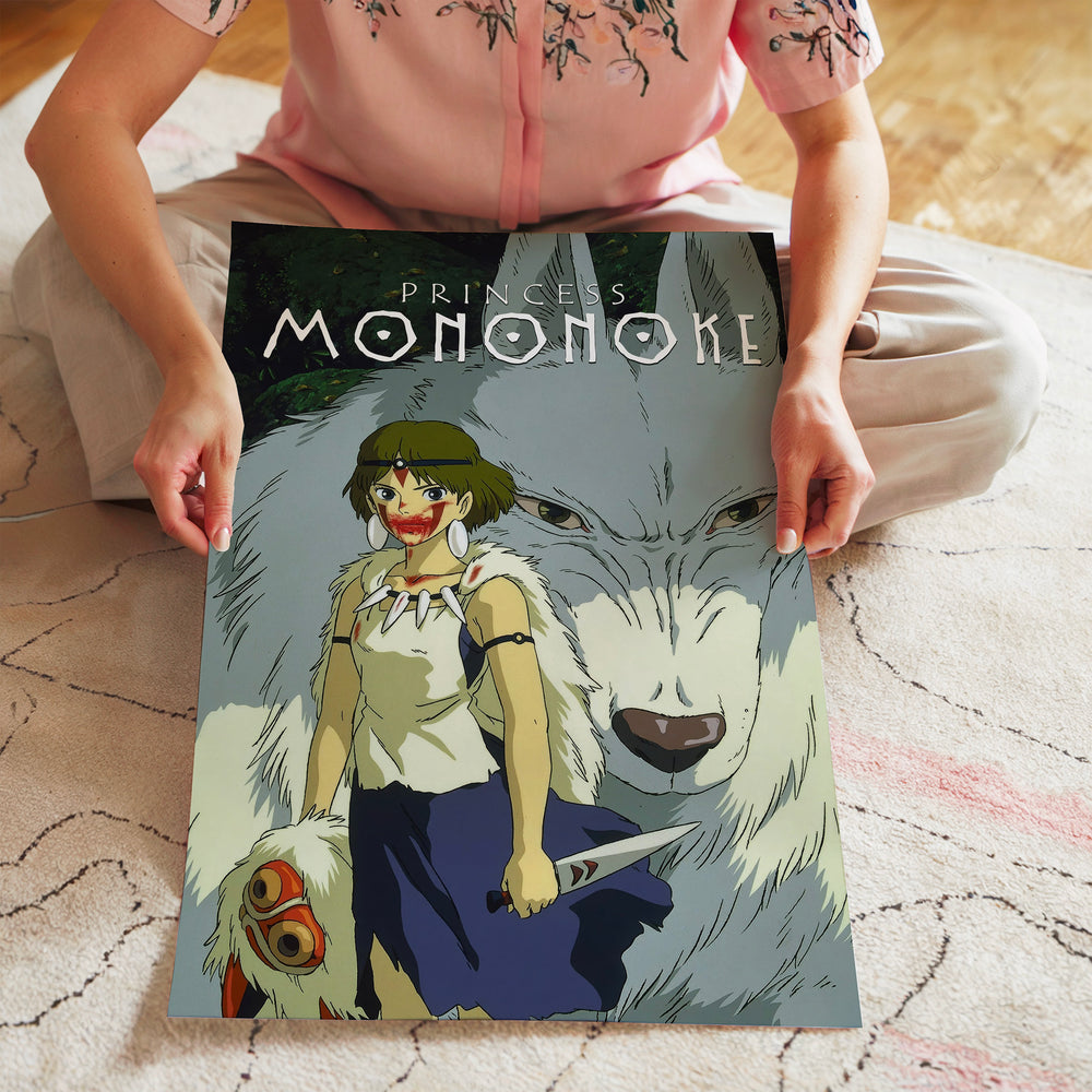 L'impression présentée en poster, sans encadrement, sur un mur neutre.