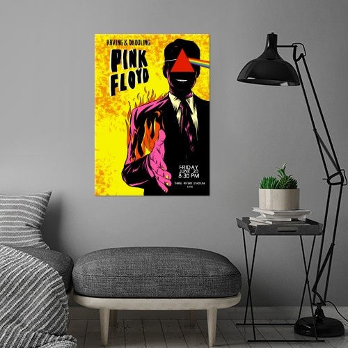 Affiche Métal Pink Floyd