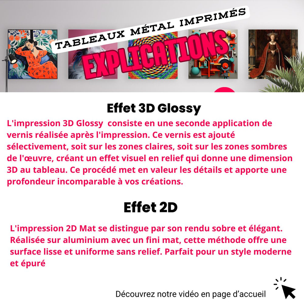 Affiche Métal Pink Floyd