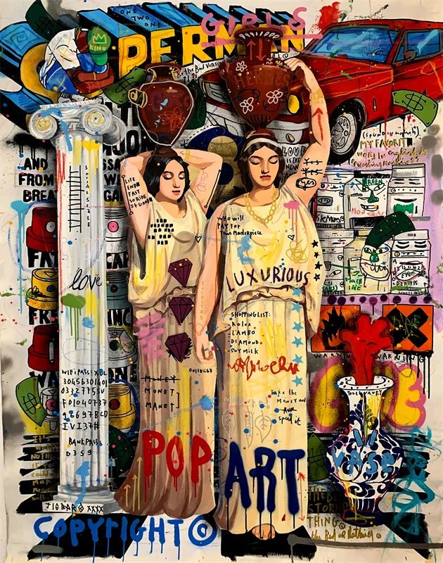 Tableau Pop Art Luxurious Life décoration murale moderne