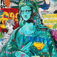 Tableau Pop Art Liberty Statue de la Liberté street art