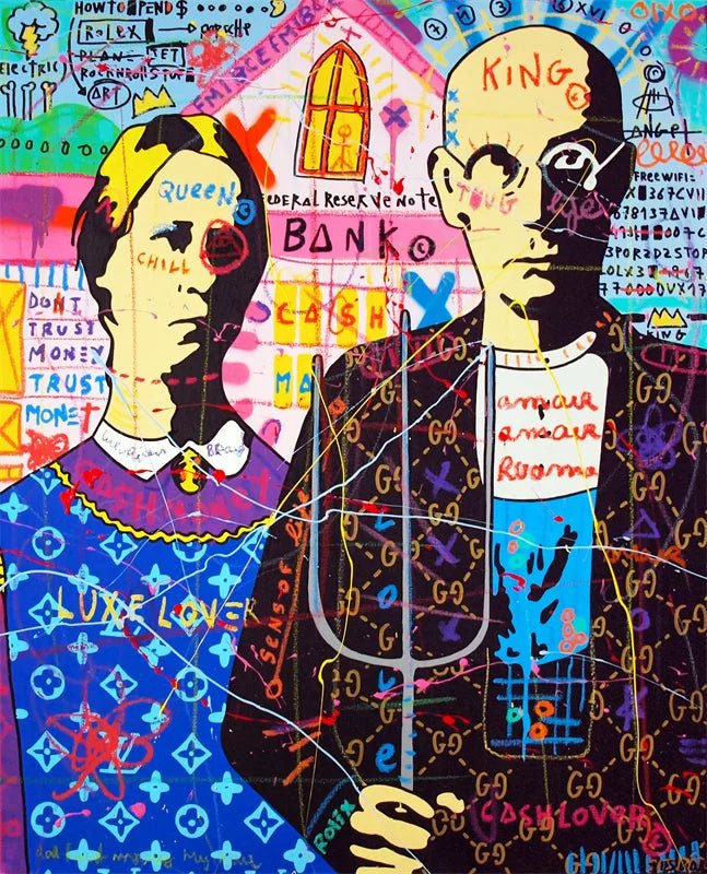 Tableau Pop Art "Gothic Royalty"
