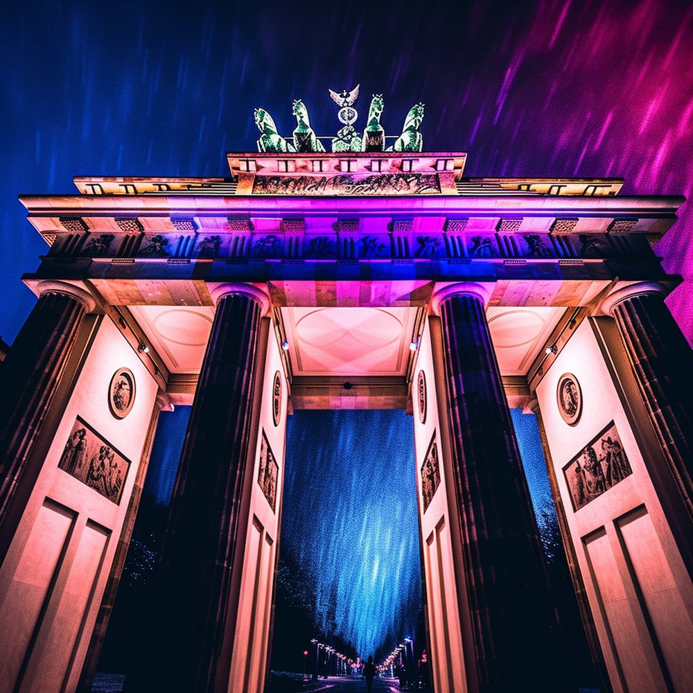 Berlin Lively Nightlife Canvas-Canvas-artwall-Artwall
