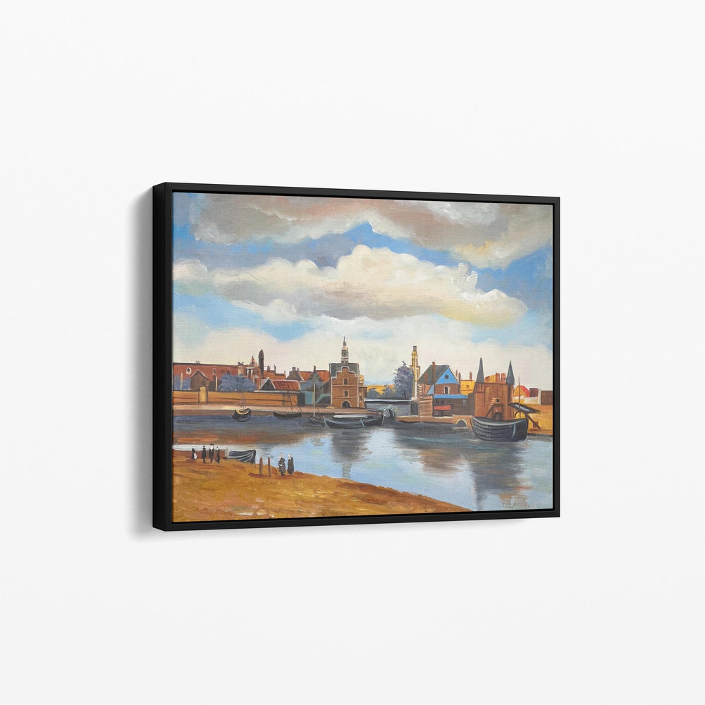 Vue de Delft par Johannes Vermeer - Tableau reproduction