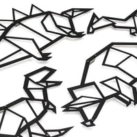 Decoration metal dinosaure