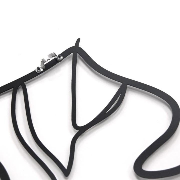 Décoration métal feuille