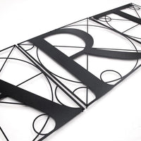 Décoration murale métal art