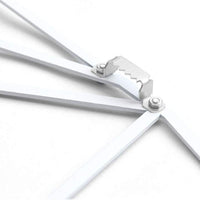 Décoration murale métal carte du monde blanche