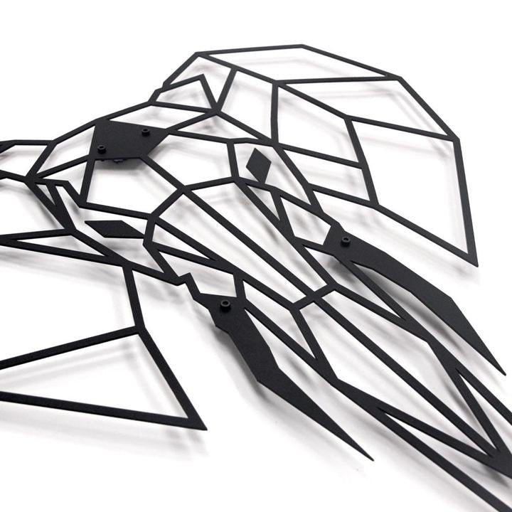 Décoration murale métal éléphant