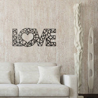 Décoration murale métal love I