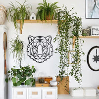 Décoration murale métal tigre