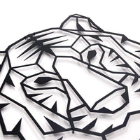 Décoration murale métal tigre