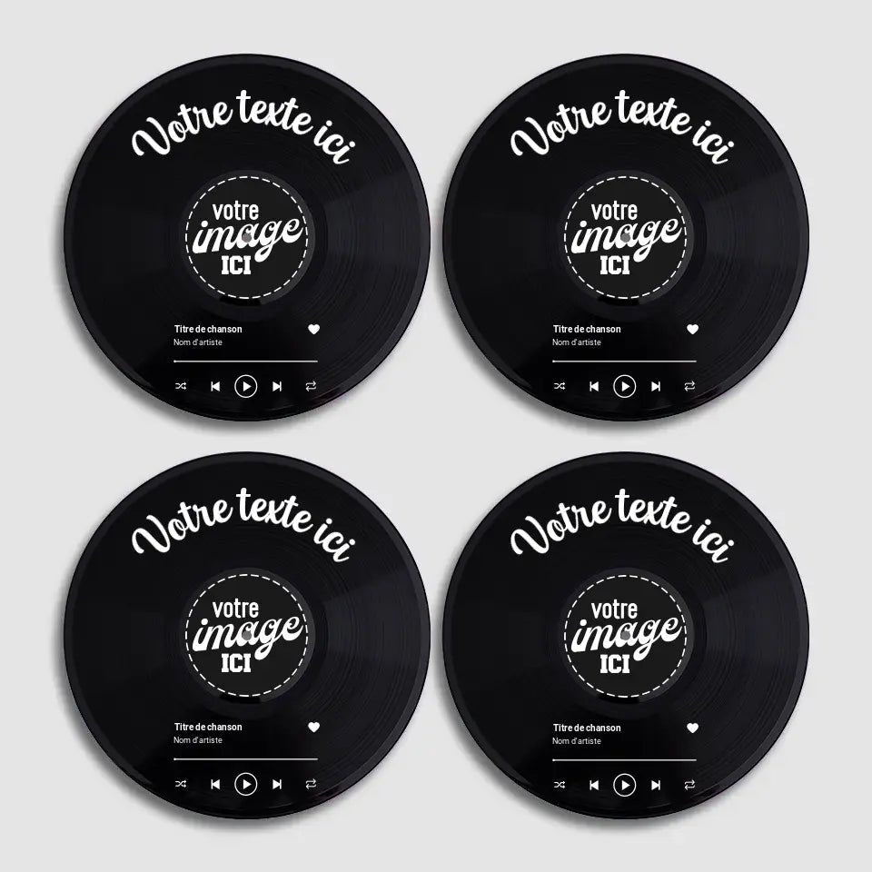 Disque Vinyle Personnalisable