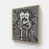 Doodle do it-Canvas-artwall-20x20 cm-Wood-Artwall