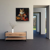 Italian Cat-Canvas-artwall-Artwall