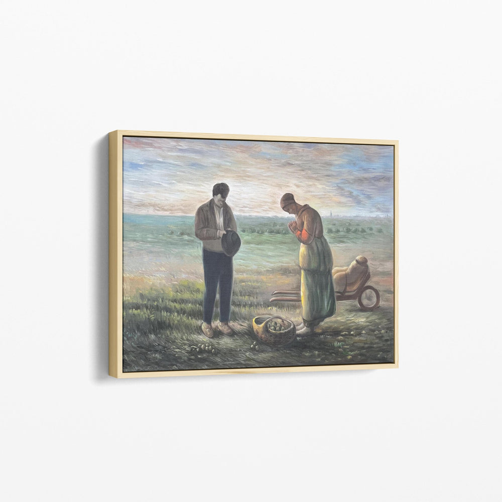 L'Angélus de Jean-François Millet - Reproduction de Peinture à l'Huile