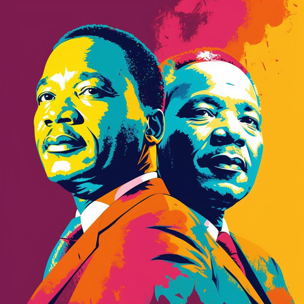 Martin Luther King Pop Power-Canvas-artwall-Artwall
