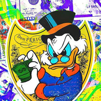 Tableau Pop Art Fortune Canard décoration colorée pop art