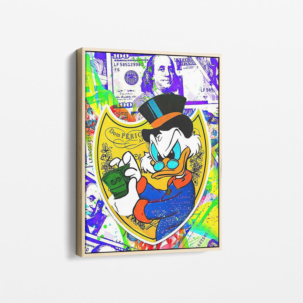 Tableau Pop Art "Fortune Canard"