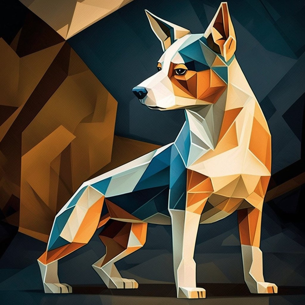 Playful Pooch-Canvas-artwall-Artwall