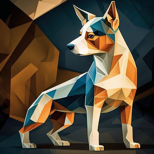Playful Pooch-Canvas-artwall-Artwall