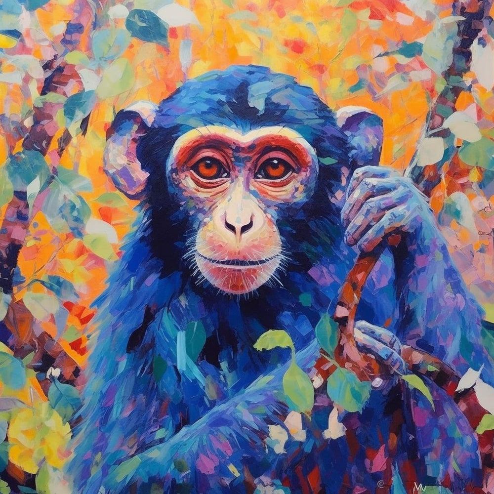 Playful Primate Canva-Canvas-artwall-Artwall