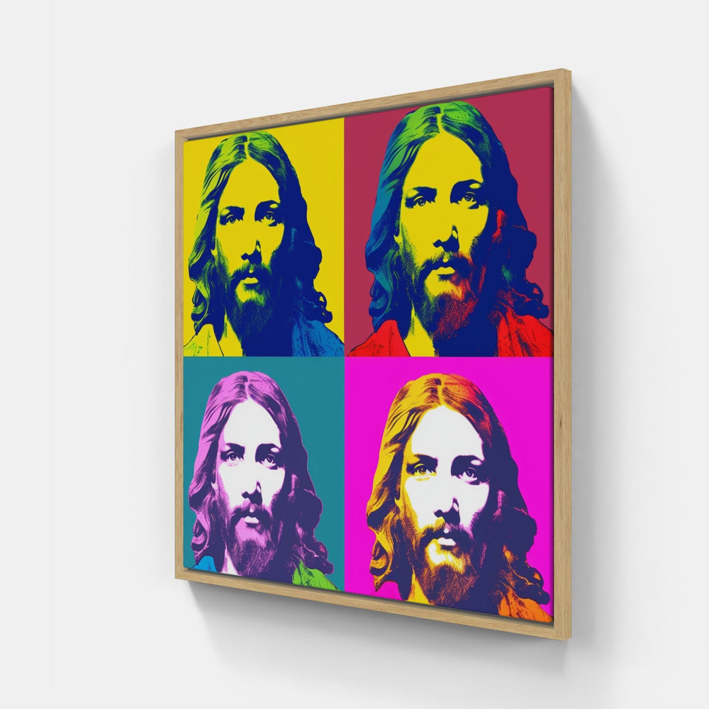 Pop art Christ-Canvas-artwall-Artwall