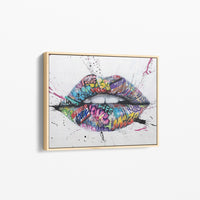 Tableau Pop Art "Baiser Graffiti"