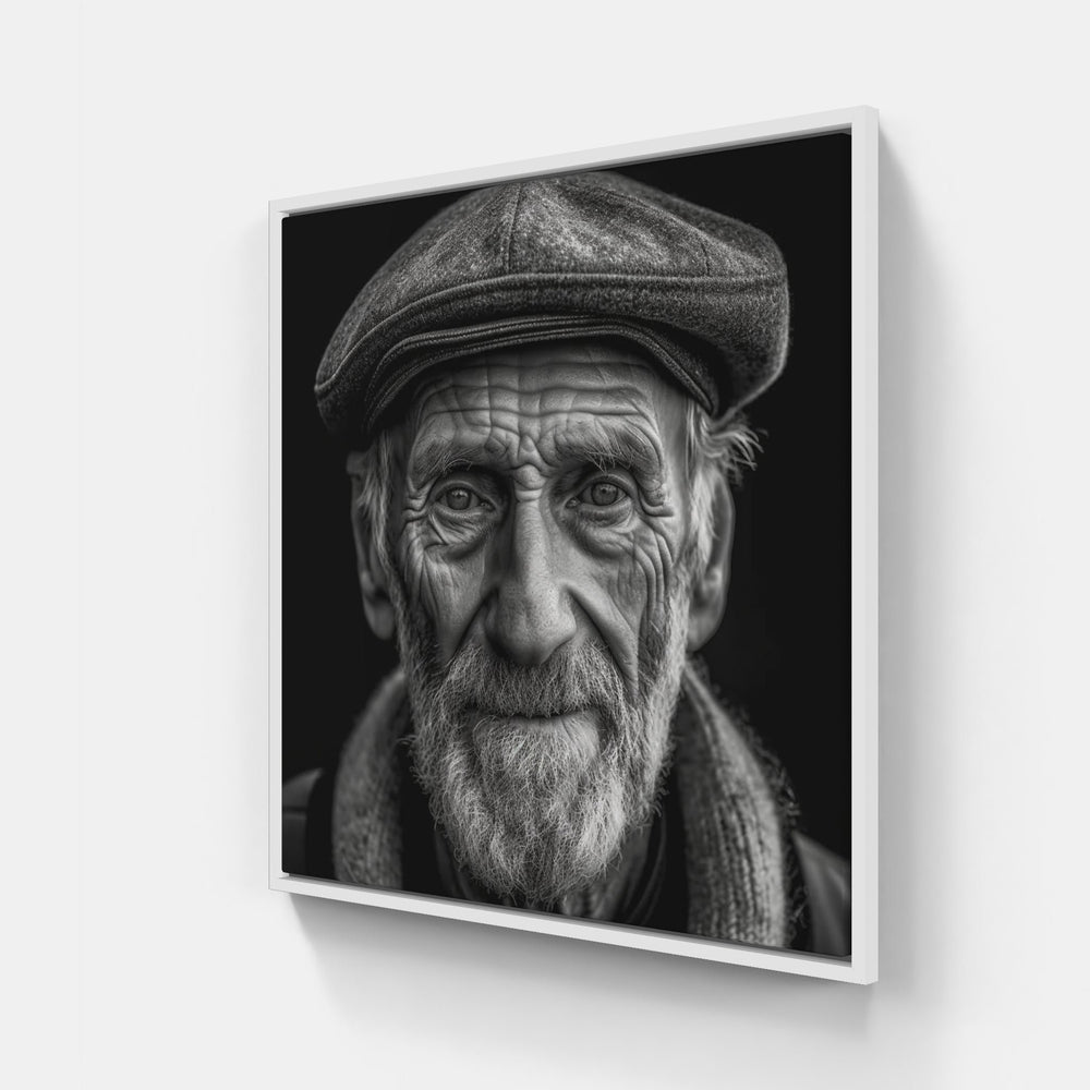 Reflective Gaze-Canvas-artwall-20x20 cm-White-Artwall
